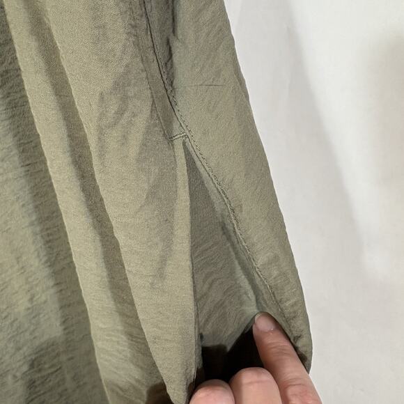Banana Republic Women's Size L Sleeveless Relaxed Fit Shift Dress Olive Green - Picture 6 of 14